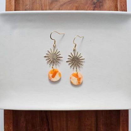 Solana Earrings - Orange